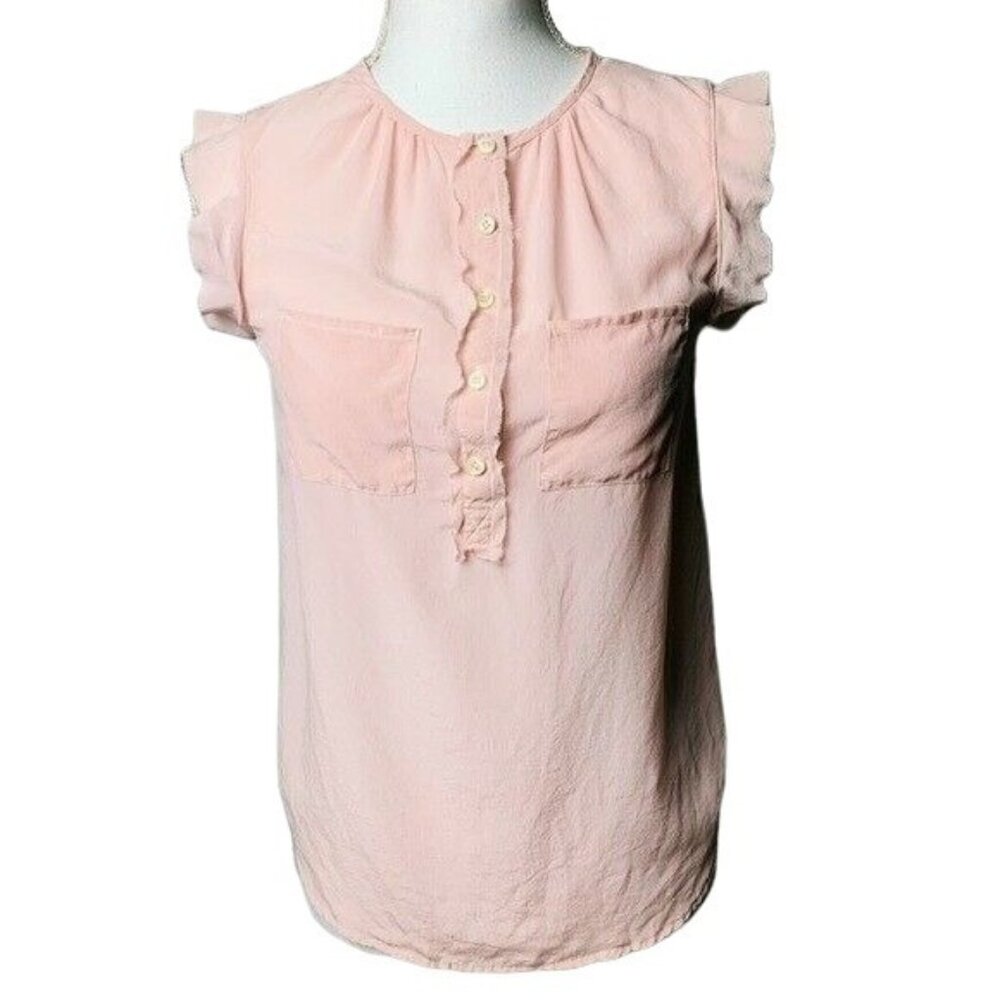 Madewell Broadway and Broome Silk Sleeveless Blouse Size XS